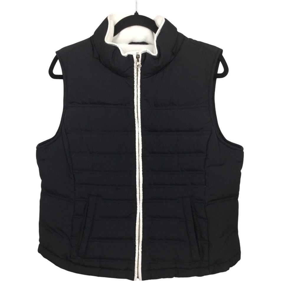 LOFT Comfort Minimalist Cozy Urban Down Filled Full Zip Gorpcore Quilted Vest L